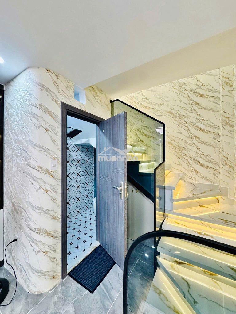 Nhà mới gia phú, 52m2, 4 tầng, 4 pn, 4wc,hẻm xe hơi 5m,kế chợ bình tây - Ảnh 4