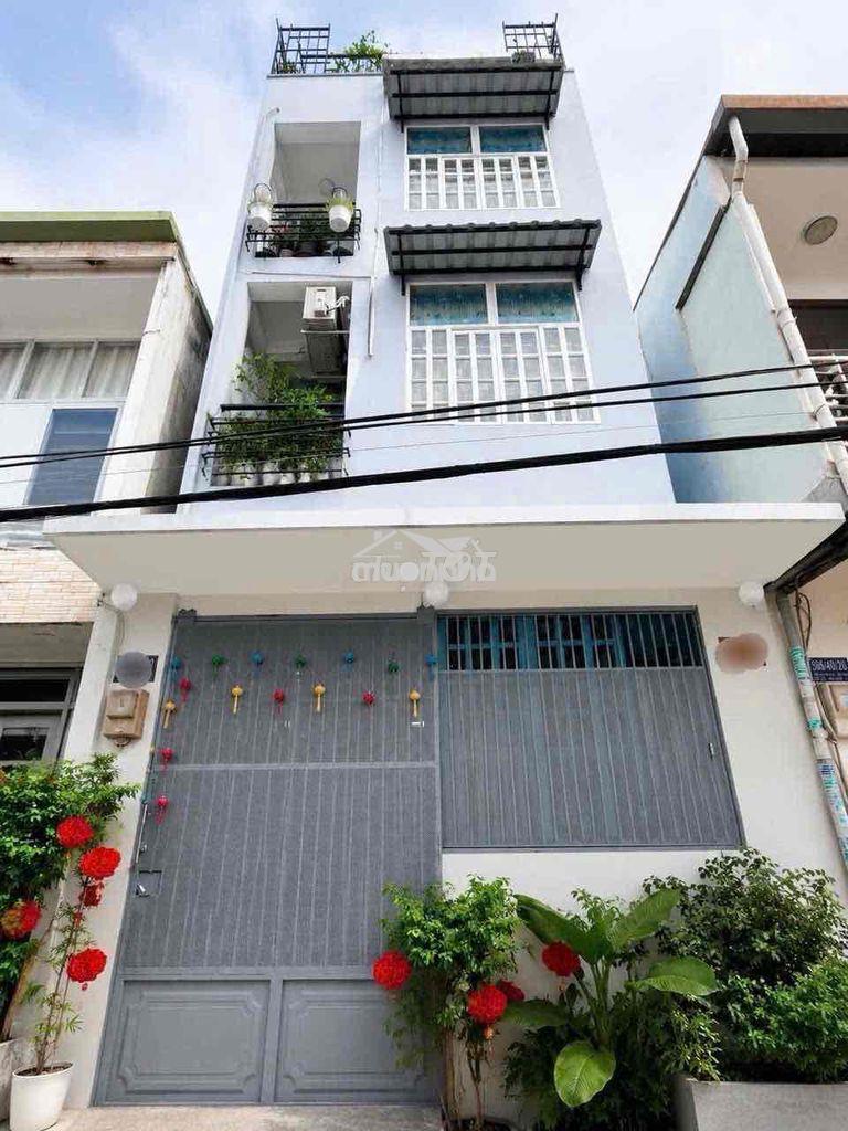 Nhà nở hậu 4.1m nở hậu 6m - 4 tầng btct - 3