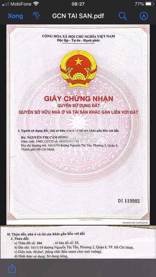 Căn hộ nguyễn hữu thọ nhà bè bán gấp