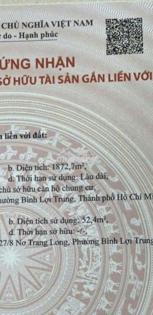 Bán gấp chung cư nơ tranh long, 53m2 2pn chỉ 2.250 tỷ - Ảnh 2