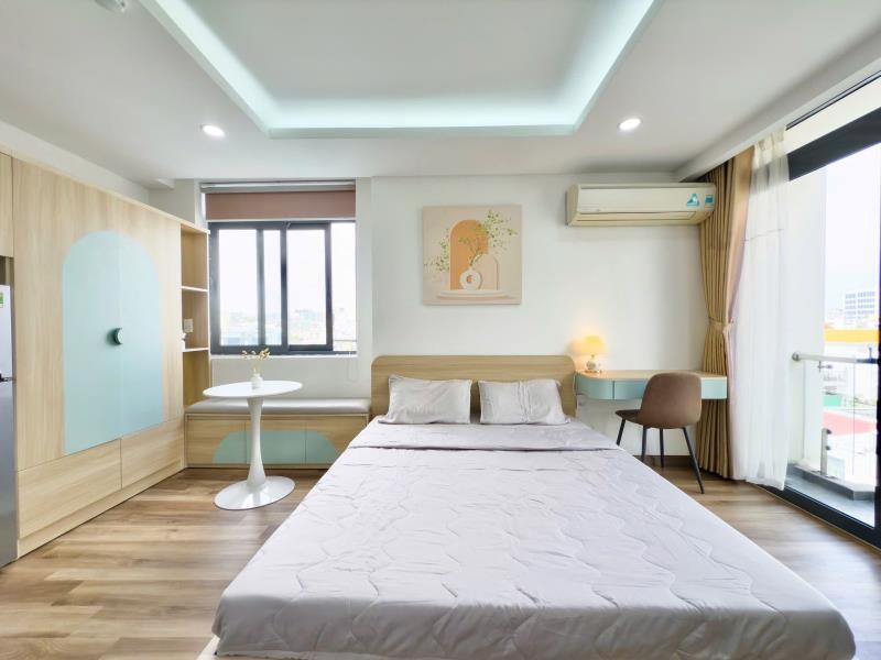 Cho thuê căn hộ ban công mới ngay đường số 77, tân quy kế bên lotte mart - Ảnh 3