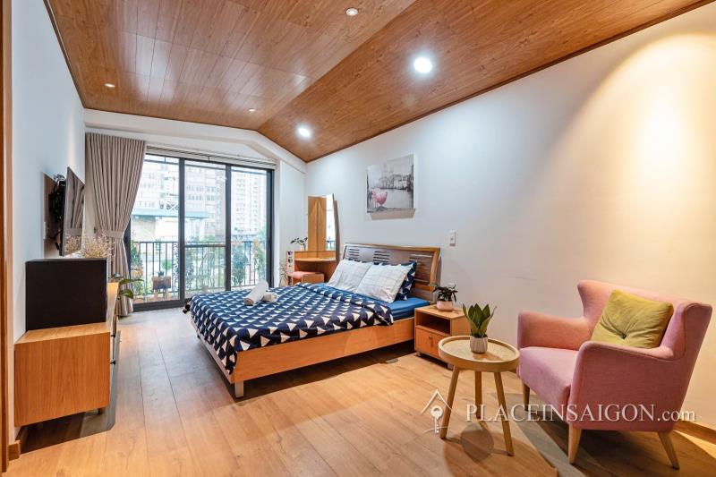 Cho thuê căn hộ 1pn - 50m2 - tách bếp - ban công - giáp q1,q2 - ung văn khiêm - bình thạnh - Ảnh 2
