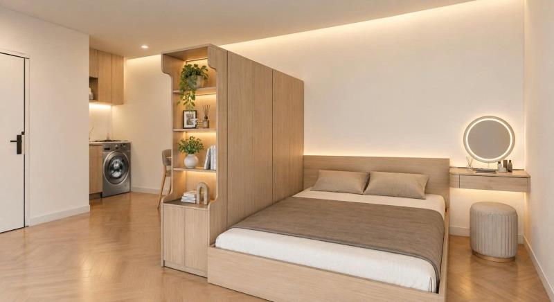 Căn hộ studio_bancol lớn 