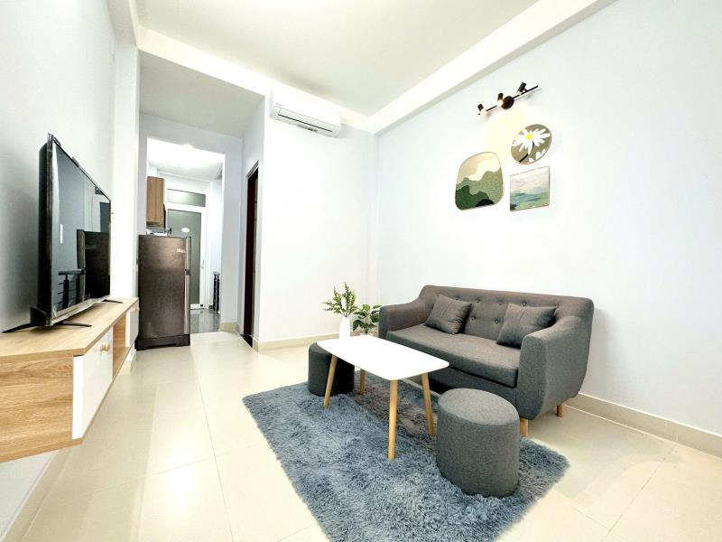Cho thuê 1pn 1pk 40m2_ban công_máy giặt riêng_ngay ngã tư phú nhuận_phan đăng lưu_phan xích long_nguyễn kiệm - Ảnh 2
