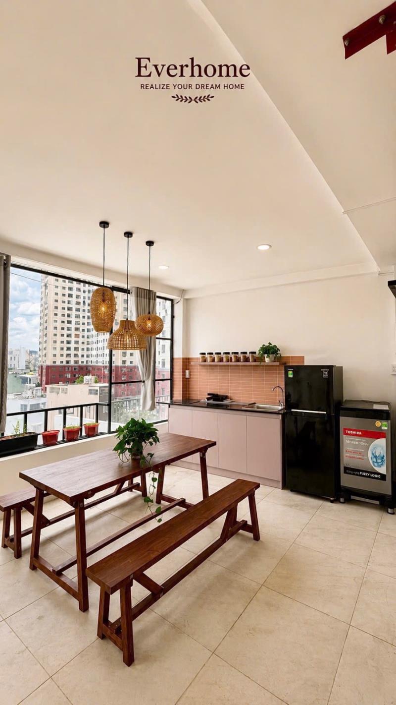 Cho thuê căn hộ penthouse 1pn, sân vườn tầng 6, view thành phố - xô viết nghệ tĩnh, bình thạnh | giáp quận 1 & quận 2 - Ảnh 2