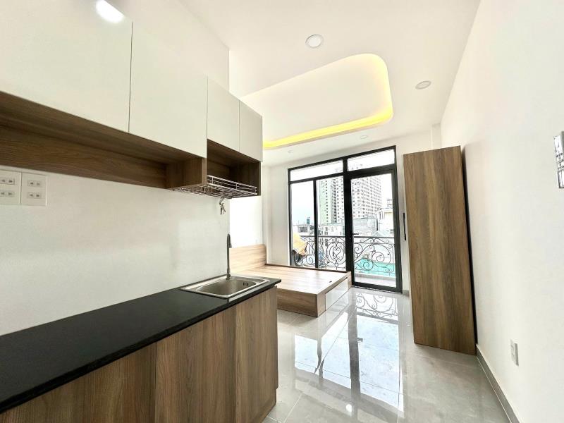 Cho thuê căn hộ mới ban công, nội thất cao cấp nơ trang long bình thạnh