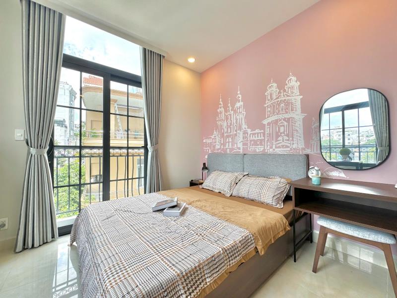 Cho thuê căn hộ cửa sổ trời trần văn đang quận 3 gần ga sài gòn - Ảnh 2