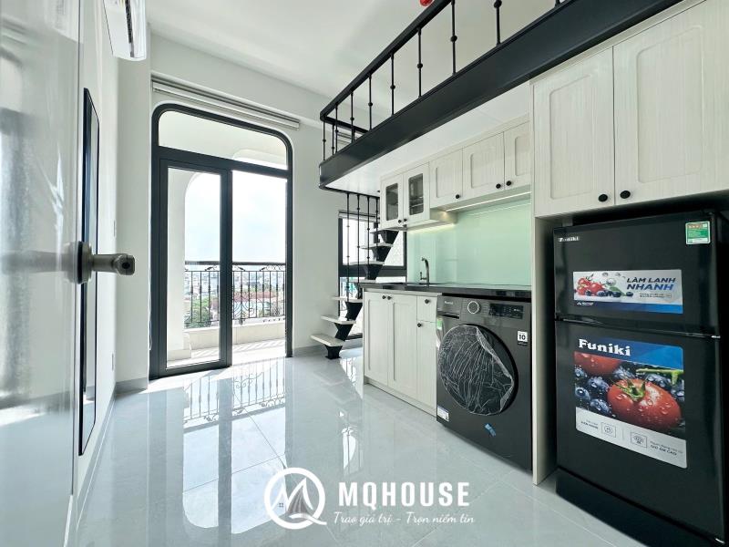 Cho thuê căn hộ duplex ban công rộng rãi - máy giặt riêng - ngay tô hiệu, tân phú
