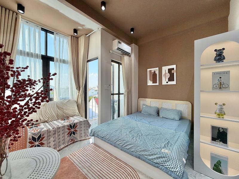Studio ban công – máy giặt riêng – full nội thất | gần aeon tân phú