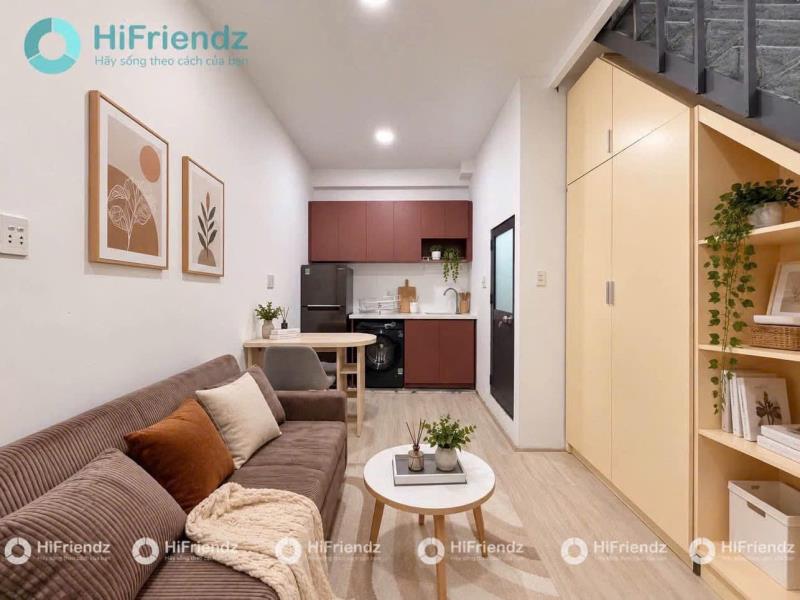 Cho thuê nguyên căn hộ có lầu có ban công thoáng mát full nội thất đường phan xích long quận phú nhuận, sát q1, q3 - Ảnh 3