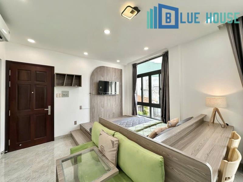 Cho thuê căn hộ studio cửa sổ vòm lớn võ thị sáu quận 3 gần công viên lê văn tám full nội thất - Ảnh 2