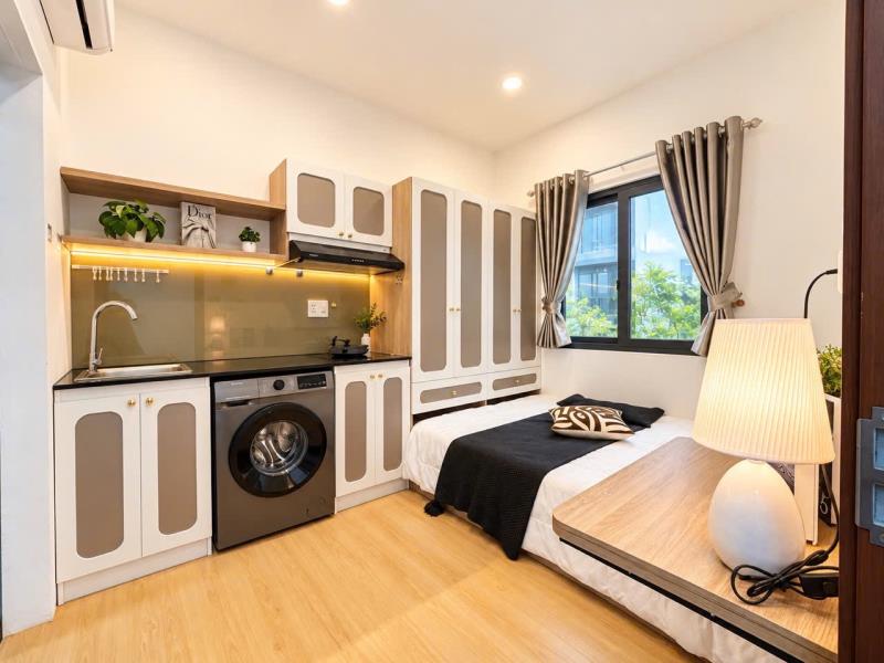 Cho thuê căn hộ cửa sổ lớn - máy giặt riêng (gần vincom nguyễn xí) | nguyễn xí, bình thạnh - Ảnh 4