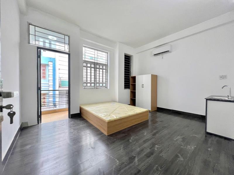 Studio bancol mới 100%, không chung chủ, giờ giấc tự do