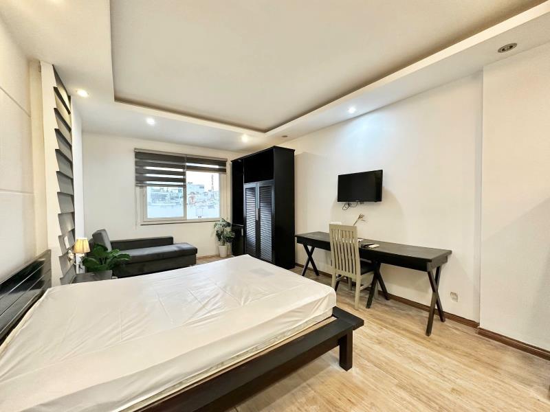 Cho thuê căn hộ xô viết nghê tĩnh hàng xanh -  full nội thất tách bếp máy giặt riêng có cửa sổ - tiện di chuyển quận 1 , quận 2  - Ảnh 4