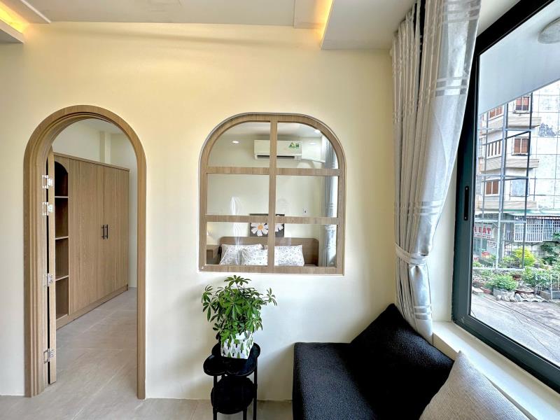 Căn hộ 1 phòng ngủ có cửa sổ lớn thoáng full nội thất nguyễn xí bình thạnh, sát q1, q2 ,phú nhuận - Ảnh 3