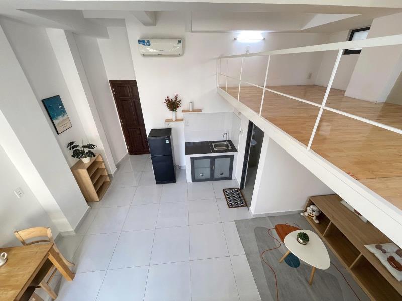 Cho thuê căn hộ có gác rộng 50m2, ban công lớn bình thạnh gần cầu điện biên phủ, quận 1, metro_thang máy, bảo vệ - Ảnh 4