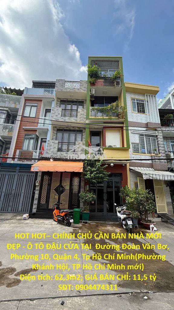 Bán nhà mới đẹp - ô tô đậu cửa tại  phường 10, quận 4, tp hồ chí minh - Ảnh 2