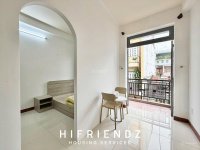 Cho thuê căn hộ 1pn ban công mới 100% - full nội thất - gần etown cộng hoà