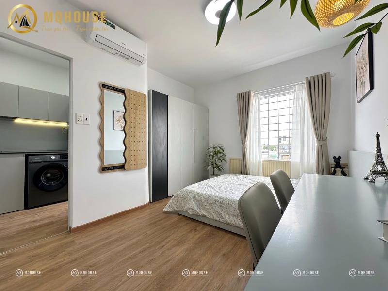 Cho thuê căn hộ 1pn có ban công & cửa sổ - ngay bạch đằng, tân bình - Ảnh 2