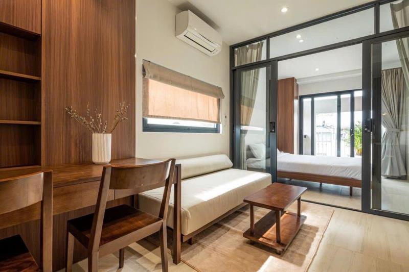 Cho thuê căn hộ 1 phòng ngủ phú nhuận, full nội thất, ban công, cửa sổ lớn, máy giặt riêng, rộng rãi, thoáng mát, gần phan đình phùng, quận 1, quận 3 - ***