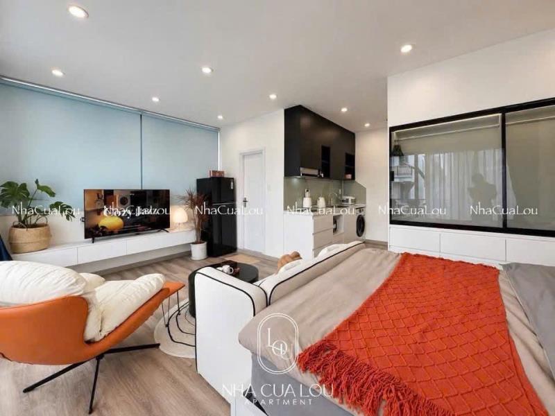 Studio full nội thất – ban công cửa sổ ngay phan đăng lưu - Ảnh 4