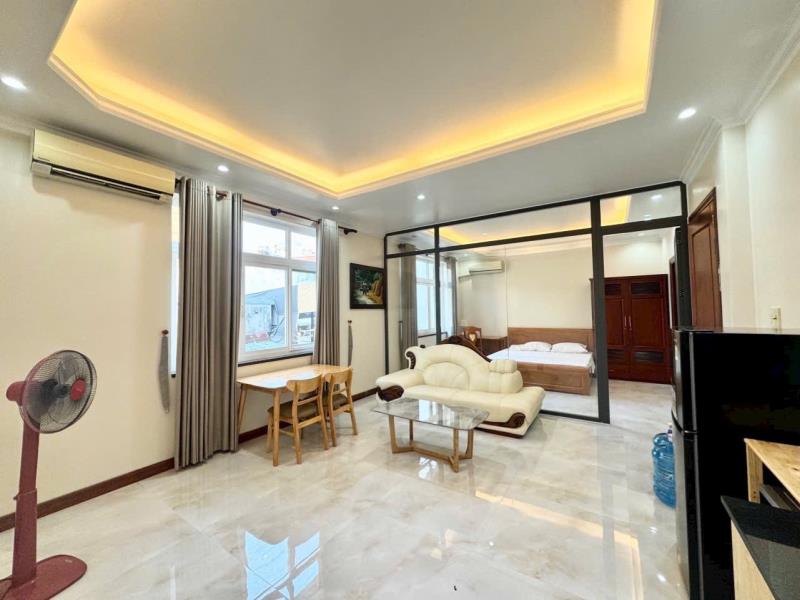 🍃Cho thuê căn hộ 1 phòng ngủ cao cấp nội thất gỗ sang trọng ngay phố nhật huỳnh mẫn đạt - Ảnh 4