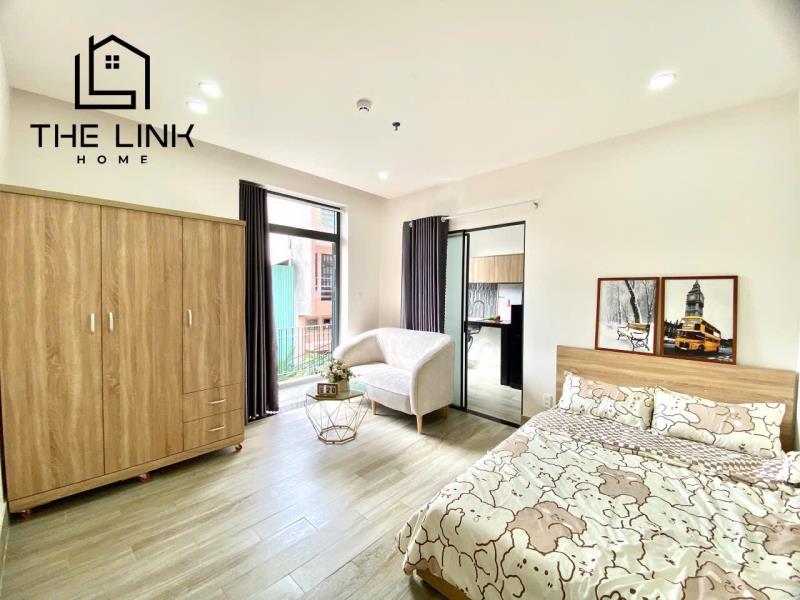 1 phòng ngủ 45m² ban công lớn – máy giặt riêng, giáp q1, q2 | ung văn khiêm, bình thạnh