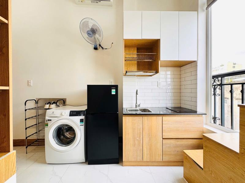 Duplex gác cao cửa sổ lớn - máy giặt riêng gần chợ bà chiểu - phạm văn đồng - quận 1 - Ảnh 4