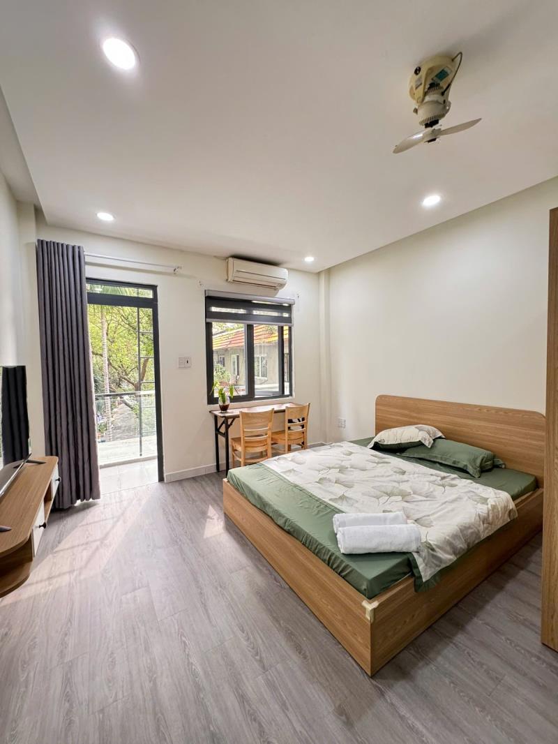 Cho thuê căn hộ 1pn tách bếp bancong quận 3 khu vực trung tâm gần chợ tân định - Ảnh 3