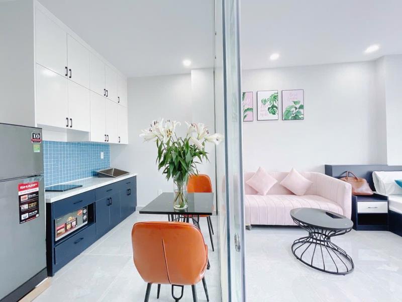 Căn hộ tách bếp full nội thất ban công lớn tháng mát lý chính thắng quận 3 gần chợ bến thành, hồ con rùa  - Ảnh 3