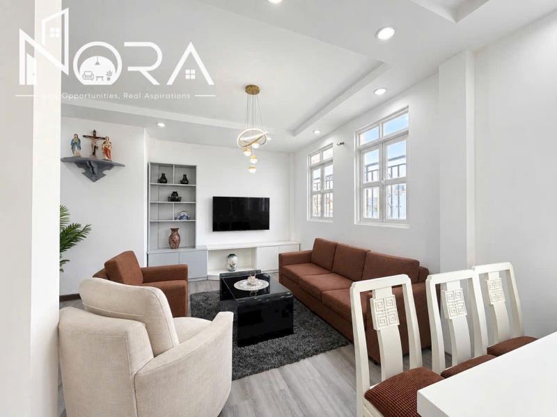 Căn hộ 2pn 2wc 100m2 full nội thất cao cấp ban công cửa sổ thoáng điện biên phủ quận 10 gần vòng xoay dân chủ - Ảnh 4