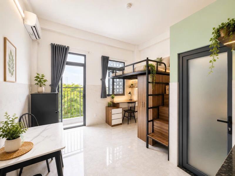 Phòng trọ gác đẹp ngon - gần đh văn hiến, đh công thương, đh hồng bàng, đầm sen, phan anh, luỹ bán bích, tô hiệu, hoà bình