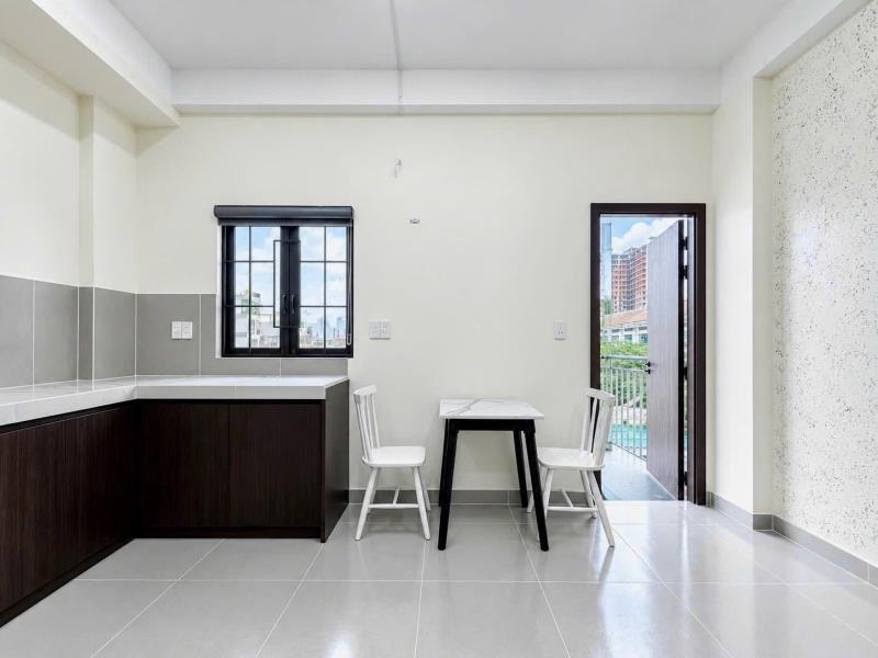 Cho thuê chung cư mini 45m2 ban công giặt riêng, bếp có hút mùi gần phan xích long, trường sa - quận 1 quận 3 full nội thất, mới 100%, có thang thoát hiểm, thang máy - Ảnh 4