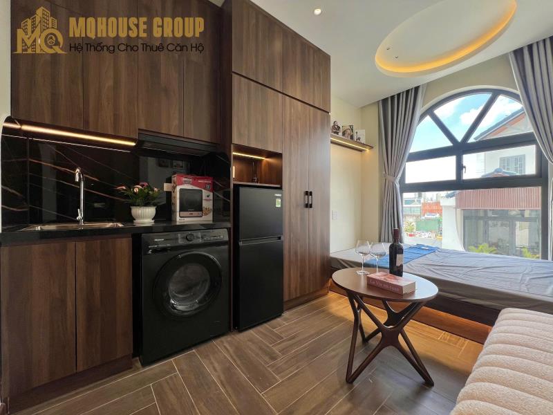 Cho thuê studio full nội thất gần emart phan huy ích 