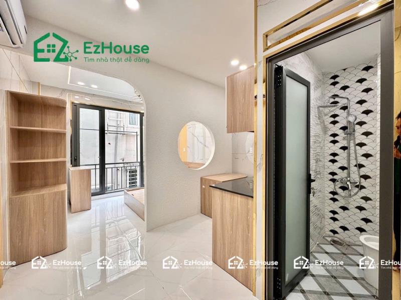 Studio ban công - full nội thất - emart phan huy ích