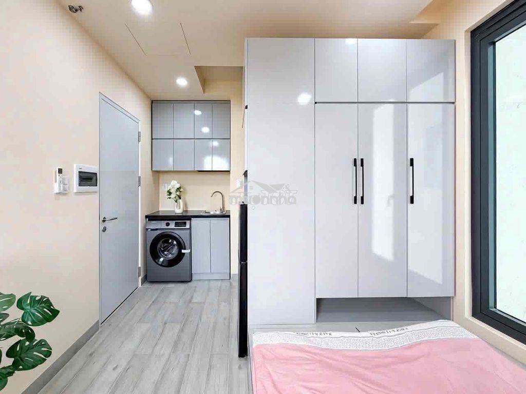 Studio cửa sổ trời ngay lê văn lương đầy đủ nội thất - Ảnh 2
