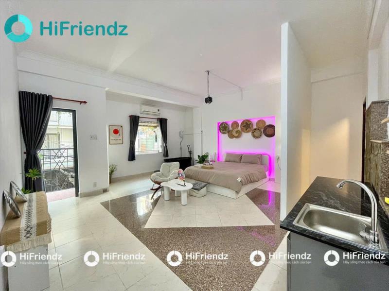 Cho thuê căn hộ studio cửa sổ/balcony thoáng mát ngay bờ kè hoàng sa/trường sa, phố ẩm thực phan xích long phú nhuận