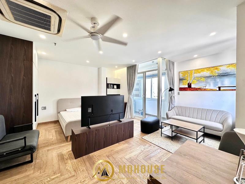 Cho thuê studio ban công 40m2 có thang máy ngay thảo cầm viên - công viên lê văn tám - hồ con rùa - Ảnh 2