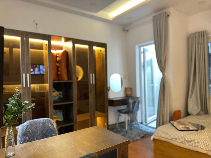 1 phòng ngủ ban công style homestay cuốn hút giới trẻ - ngay hutech ung văn khiêm - view sông - Ảnh 3