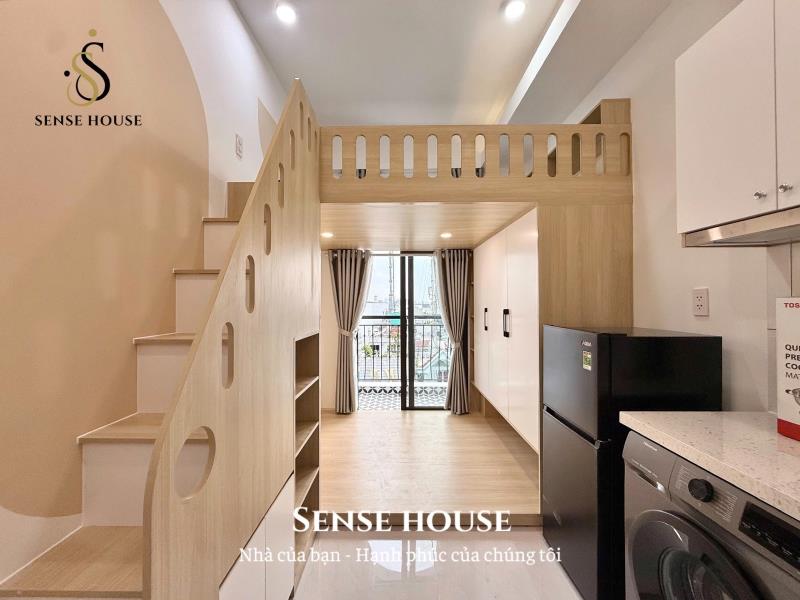 Khai trương căn hộ duplex ban công | full nội thất cao cấp | ngay khu sân bay | toà nhà thang máy
