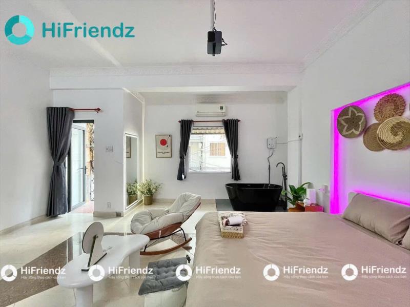 Căn hộ 40m2 ban công lớn siêu thoáng phòng tách bếp ngay giáp q1, q3- phan xích long, phú nhuận