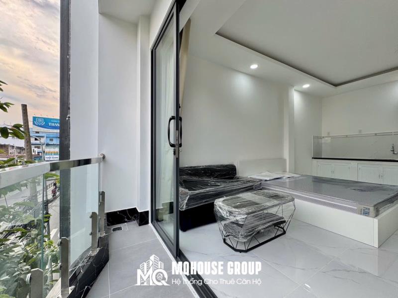 Cho thuê căn hộ studio phú nhuận 40m2 ban công lớn view thoáng, full nội thất, sofa, bếp riêng. đường nguyễn công hoan, sát bờ kè hoàng sa - trường sa, giáp quận 1, quận 3, bình thạnh, gần sân bay. - Ảnh 4