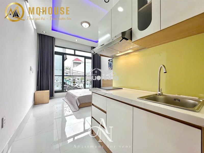 Phòng ban công rộng, thoáng-full nội thất-thích quảng đức-hẻm xe hơi