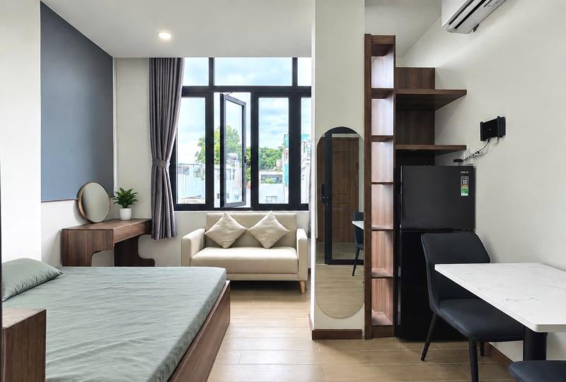 1pn cửa sổ trời, full nt ngay mặt tiền đầu lê đức thọ, thang máy, mg riêng, cho nuôi pet - Ảnh 2