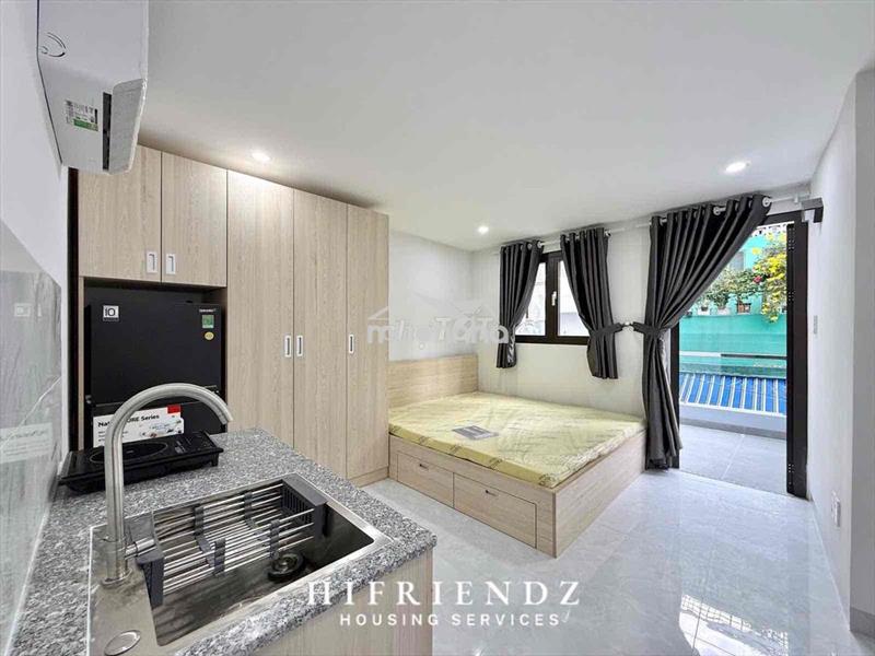 Cho thuê căn hộ dịch vụ mới xây ngay mặt tiền nguyễn trãi gần sgu