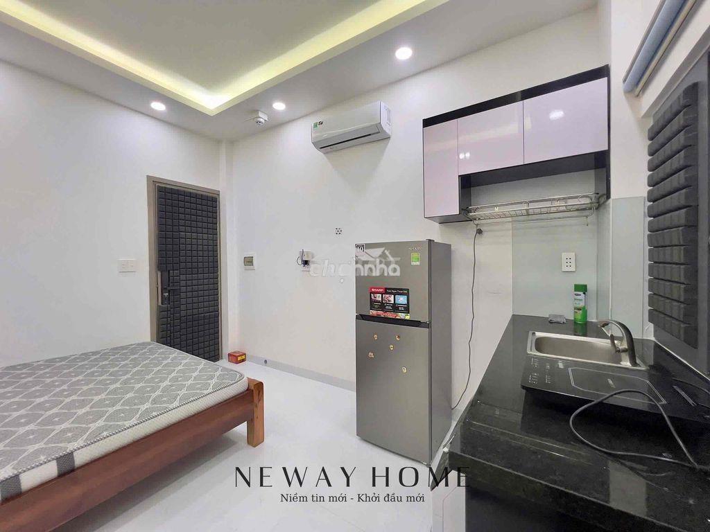Studio cửa sổ giếng trời full nội thất ngay gần cầu chữ y, dễ qua q1,5 - Ảnh 3