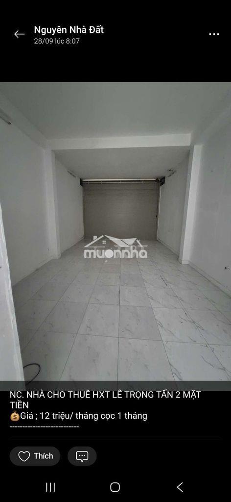 Cho thuê nhà 5x20m 1 lầu 3pn 3wc hxt lê trọng tấn  - Ảnh 3