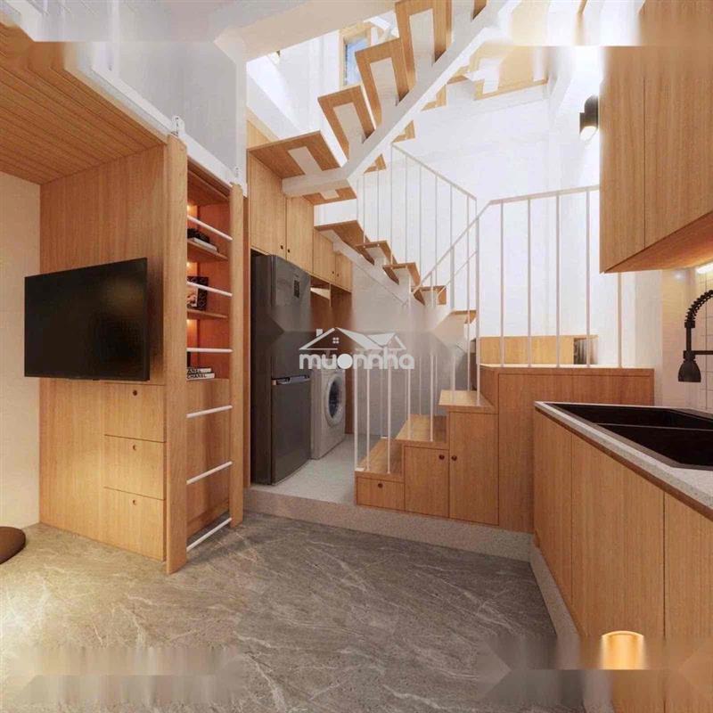 Cho thuê nhà hẻm 369 nguyễn trãi quận 1 16m² 4 tầng 2 pn full nội that