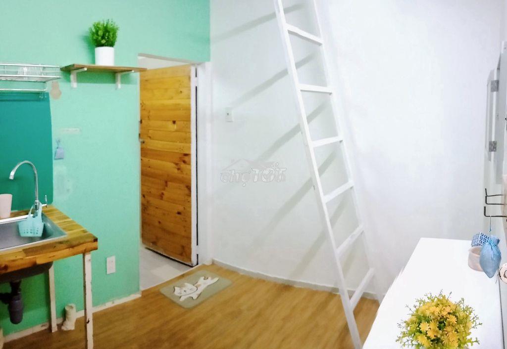 Nhà sân riêng-2phòng,2wc,m.lạnh,gác,bếp-bình thạnh[chu văn an-ntlong] - Ảnh 2