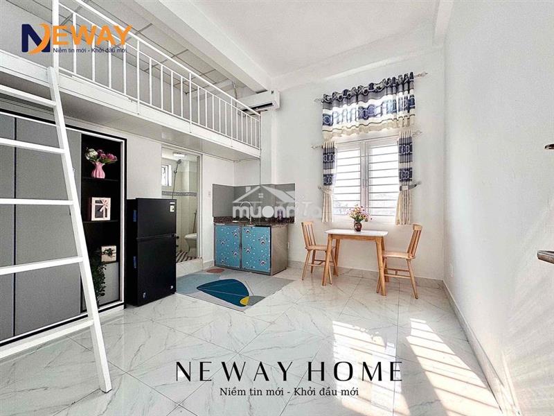 Cho thuê phòng gác mới cửa sổ trời nội thất gần âu cơ - đh văn hiến